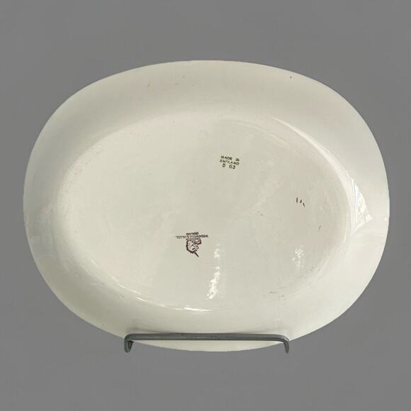 Wedgewood England PINK HOPE Circa 1960 Oval Serving Platter GC Vintage - Picture 5 of 14